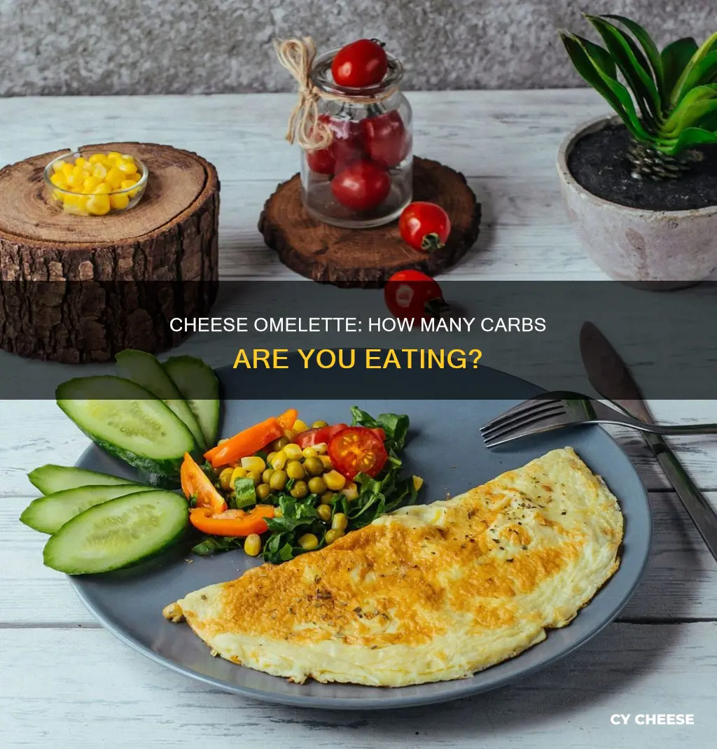 how many carbs in an omelette with cheese
