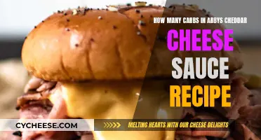 Unveiling the Carb Count: Arby's Cheddar Cheese Sauce Decoded