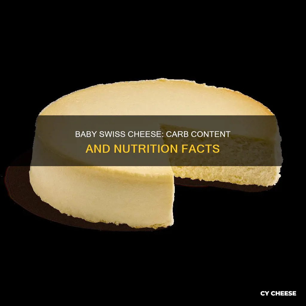how many carbs in baby swiss cheese