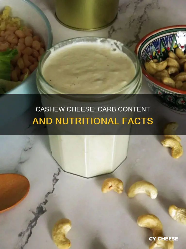 how many carbs in cashew cheese