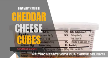 Cheddar Cheese Cubes: Carb Count and Nutritional Insights