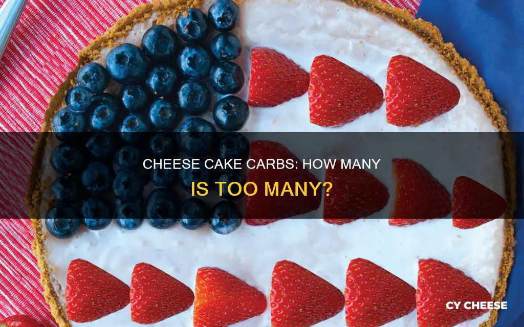 how many carbs in cheese cake