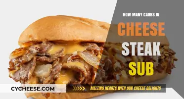 Cheese Steak Subs: Carb Counts and Nutrition Facts