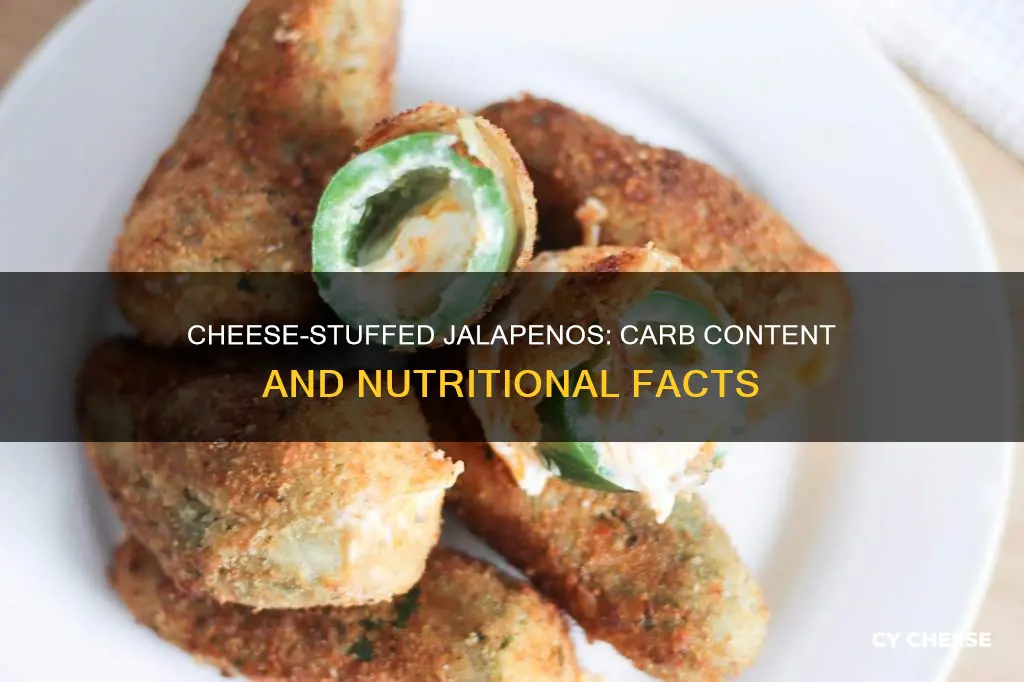 how many carbs in cheese stuffed jalapenos