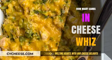 Cheese Whiz: Carb Content and Nutritional Facts