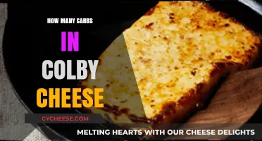 Cheese and Carbs: The Colby Carb Count