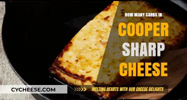 Cooper Sharp Cheese: Carb Content and Nutritional Facts