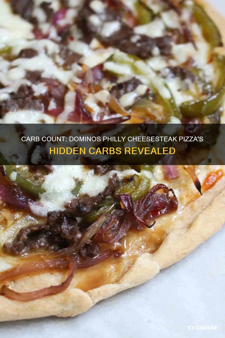 how many carbs in dominod philly cheese steak pizza