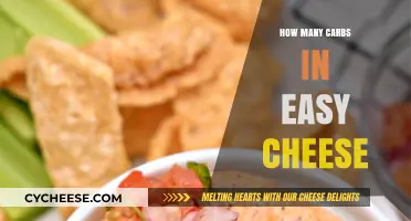 Cheese and Carbs: Easy Cheese's Nutritional Breakdown
