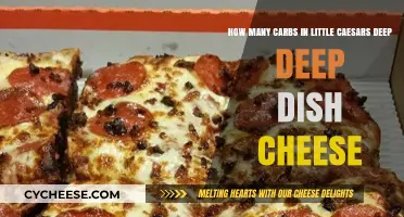 Little Caesars Deep Dish: Carbs and Cheese