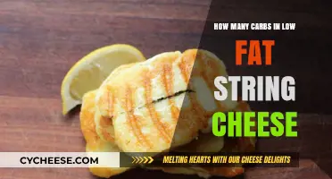 String Cheese: Carbs and Fat Facts