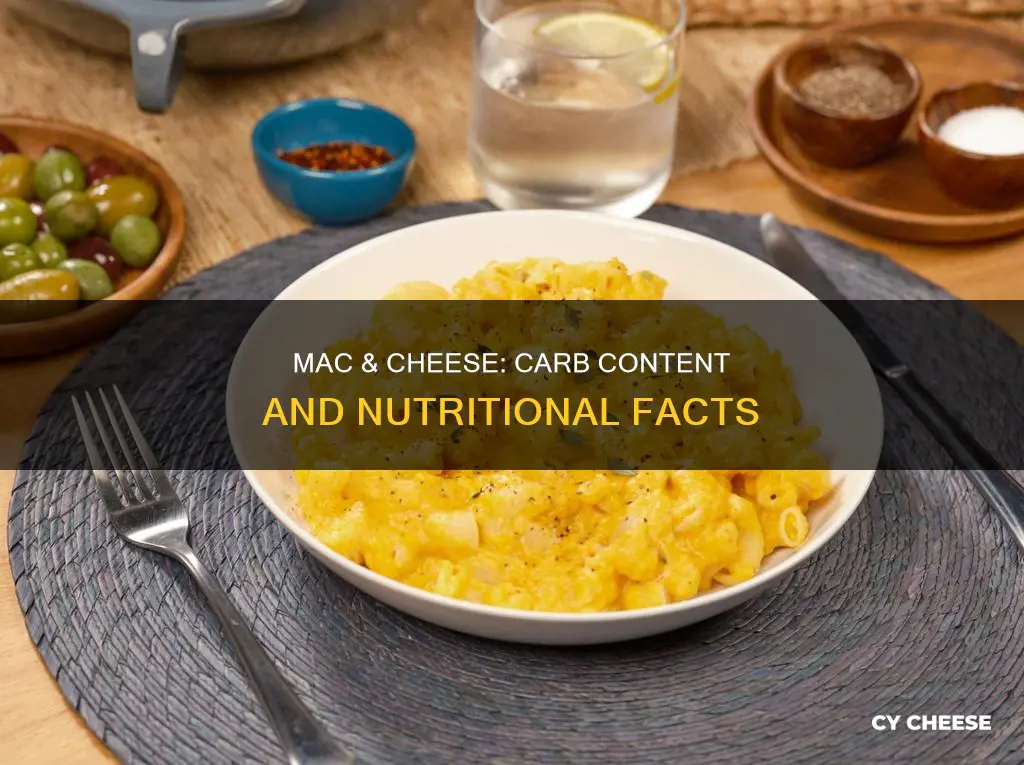 how many carbs in macoroni and cheese