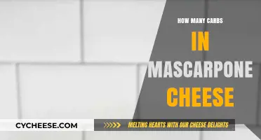 The Carb Count of Mascarpone Cheese