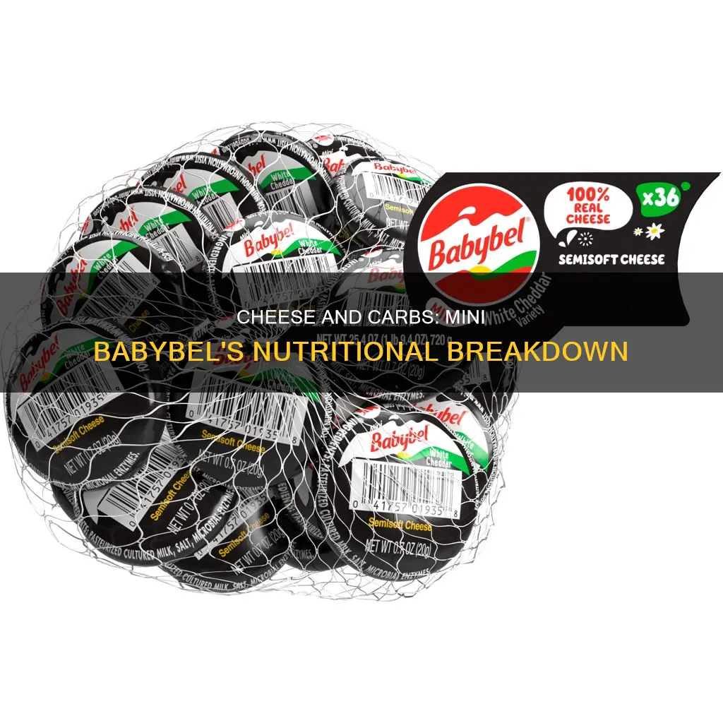 how many carbs in mini babybel cheese