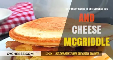 McGriddle Carb Count: Sausage, Egg, and Cheese
