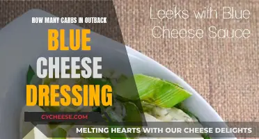 Blue Cheese Dressing: Carb Count at Outback