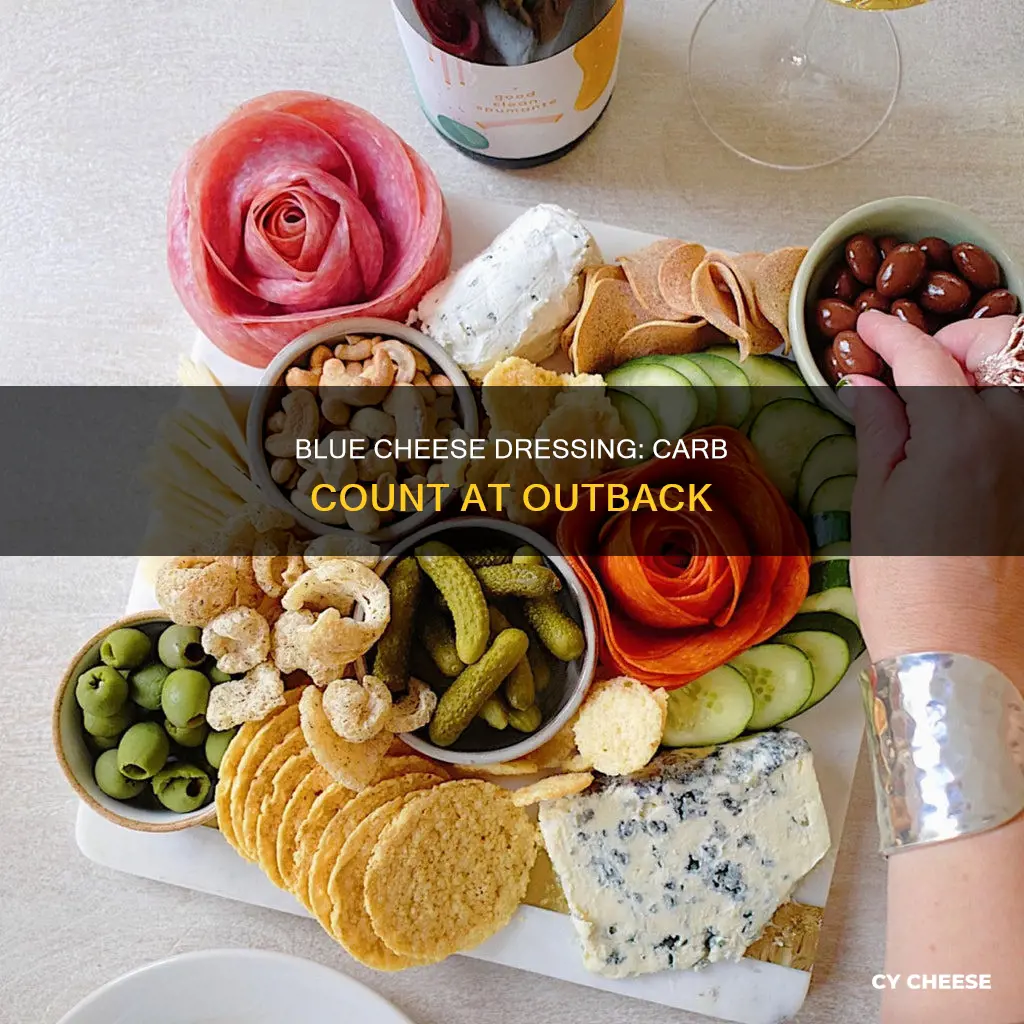 how many carbs in outback blue cheese dressing