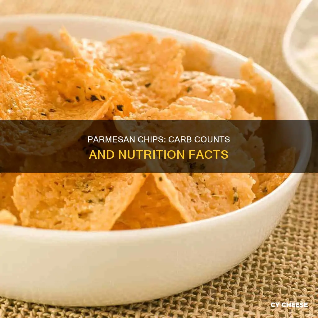 how many carbs in parmesan cheese chips