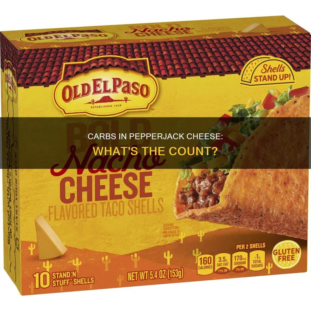 how many carbs in pepperjack cheese