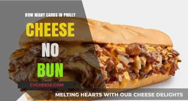 Philly Cheese, No Bun: How Many Carbs?