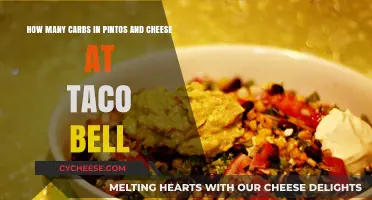 Tasty Taco Bell: Carbs in Pintos and Cheese