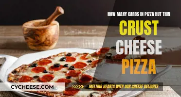 Thin Crust Pizza Hut Pizza: Carb Count and Nutrition