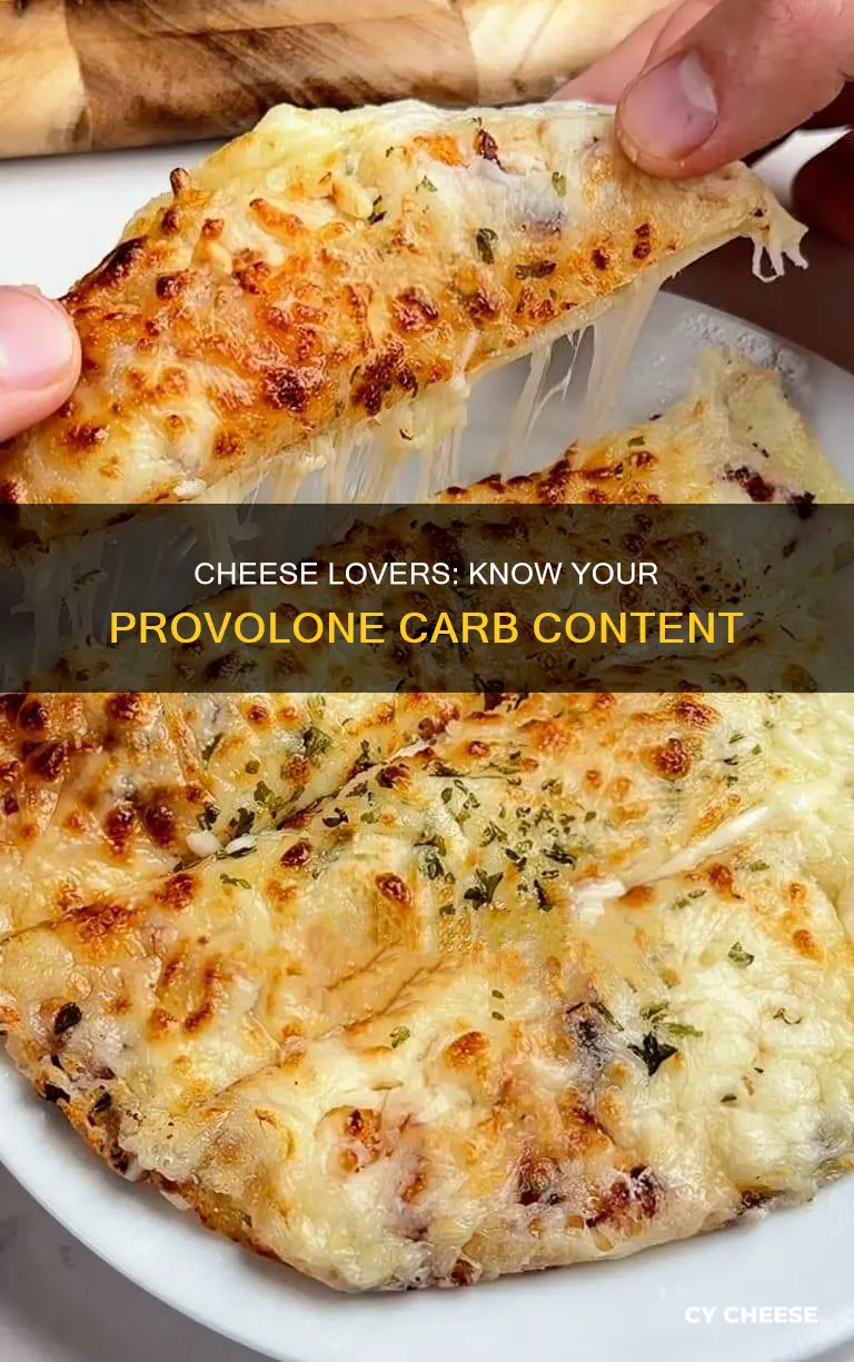 how many carbs in provolonr cheese