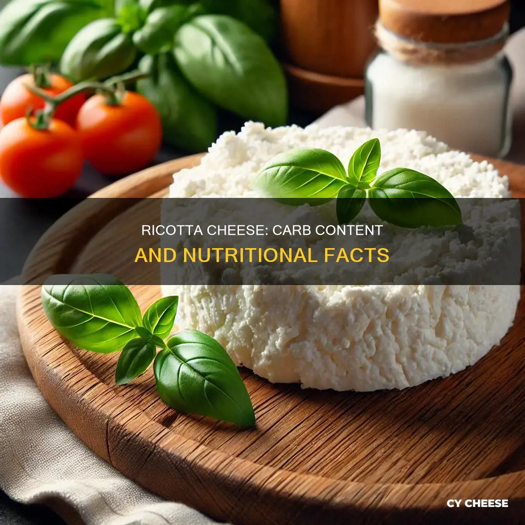 how many carbs in ricotta cheese