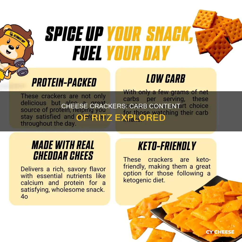how many carbs in ritz cheese crackers
