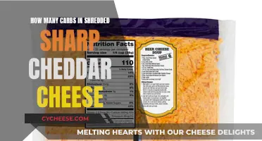 Cheese Crunch: Unveiling Carbs in Shredded Cheddar