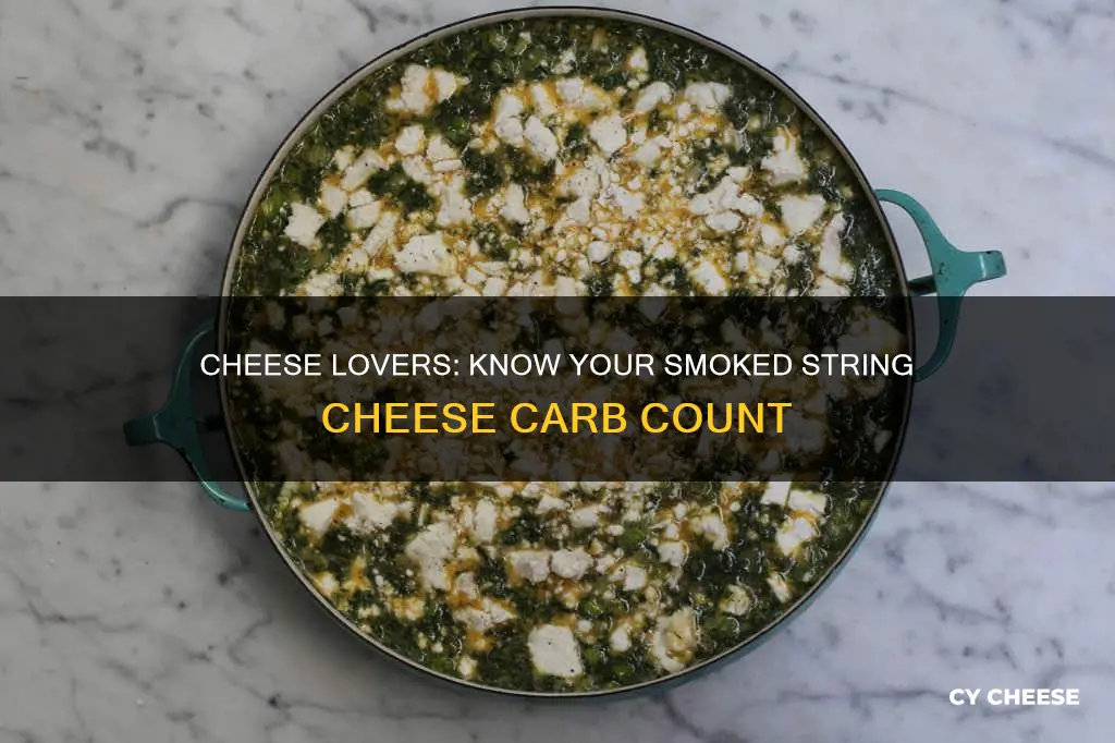 how many carbs in smoked string cheese