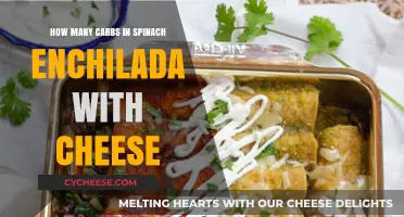 Spinach Enchilada Carbs and Cheese Count