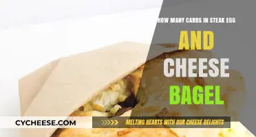 Steak, Egg, Cheese Bagel: Carb Count and Nutrition