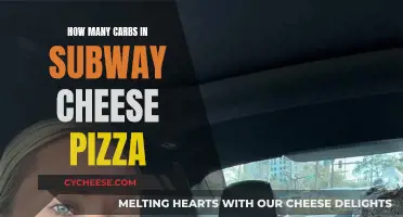 Subway's Cheese Pizza: Carb Count Unveiled