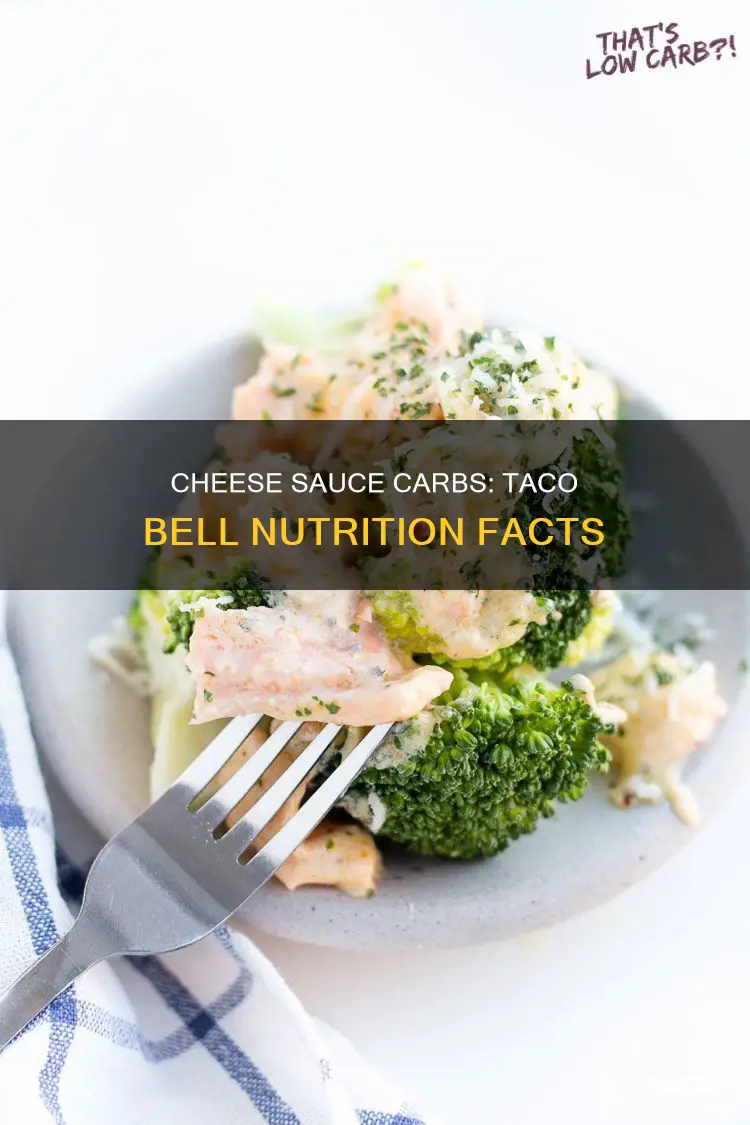how many carbs in taco bell cheese sauce