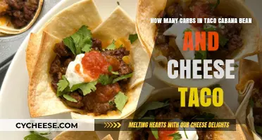 Tasty Bean and Cheese Taco: Carb Count