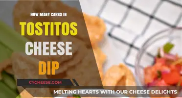Cheese Dip Carbs: Tostitos Nutrition Facts