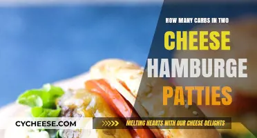 Cheese Hamburger Patties: Carbs and Calories Explained
