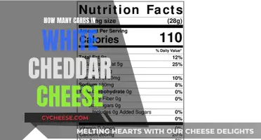 White Cheddar Cheese: Carb Count and Nutritional Insights