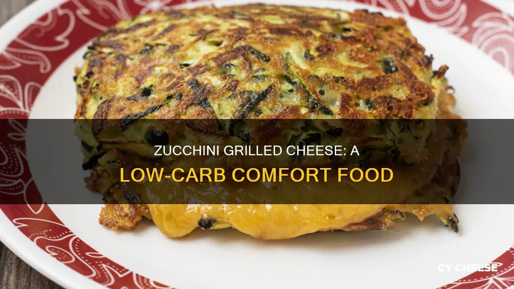 how many carbs in zucchini grilled cheese