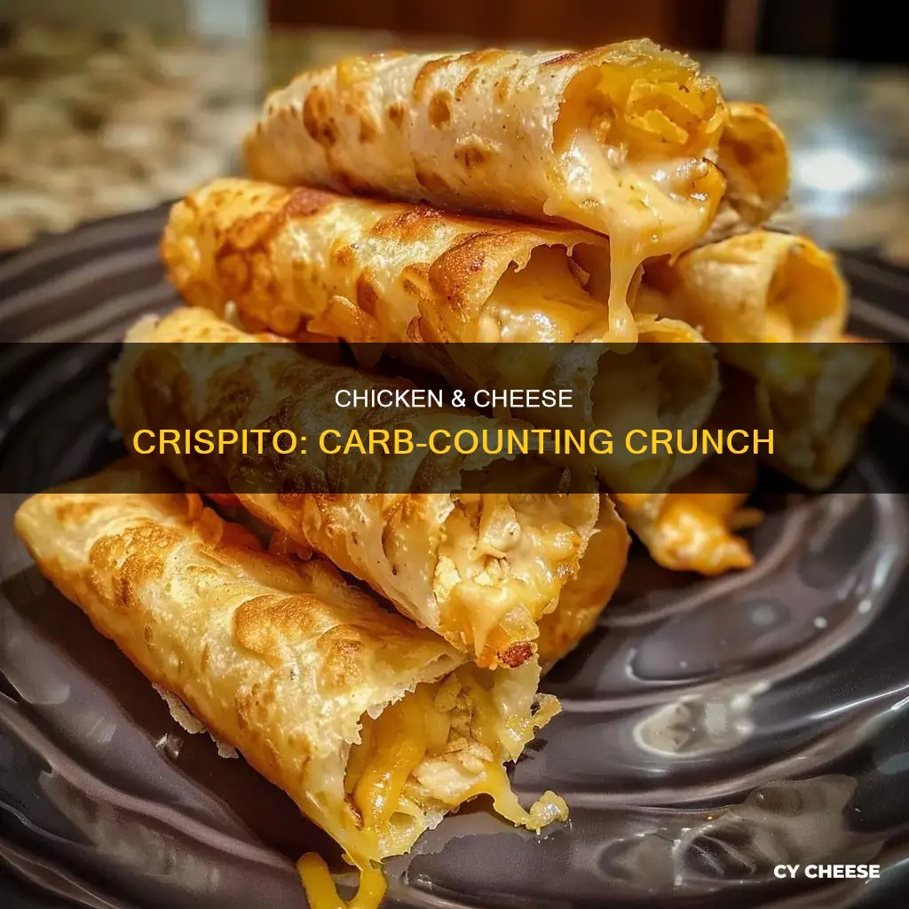 how many carbs is in chicken and cheese crispito
