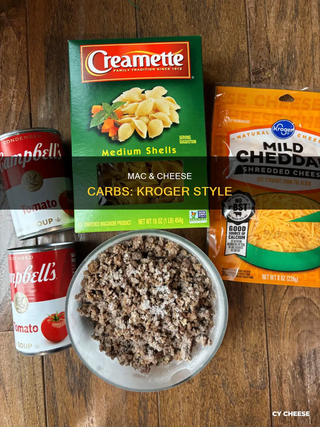 how many carbs is kroger brand macaroni and cheese