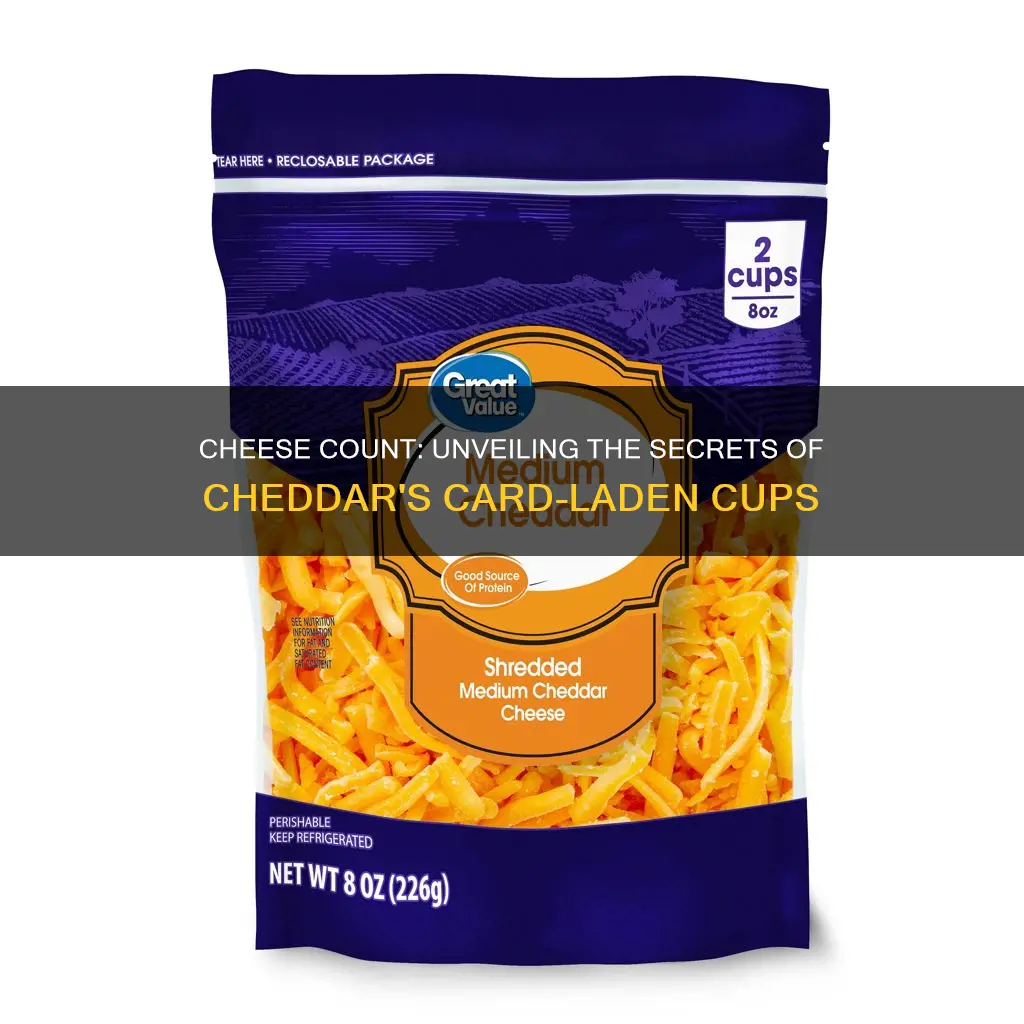 how many cards in 2 cups of cheddar cheese