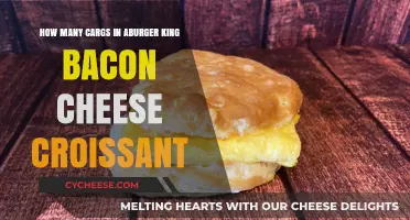 Bacon Cheese Croissant at Burger King: Unveiling the Carbs Count