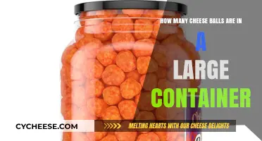 Unveiling the Mystery: Cheese Balls Count in a Large Container