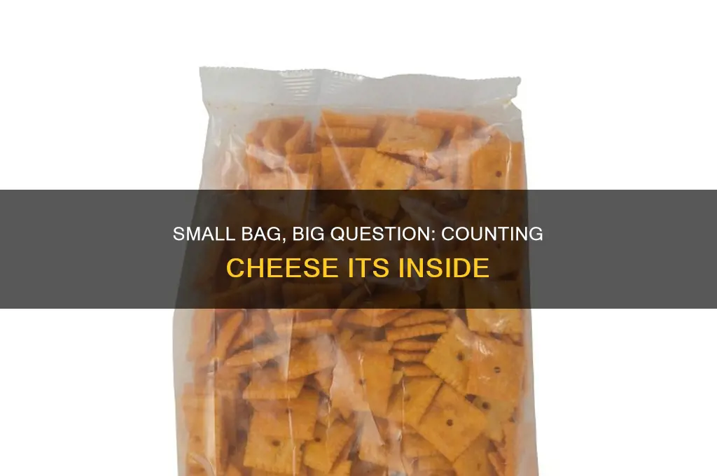 how many cheese its are in a small bag