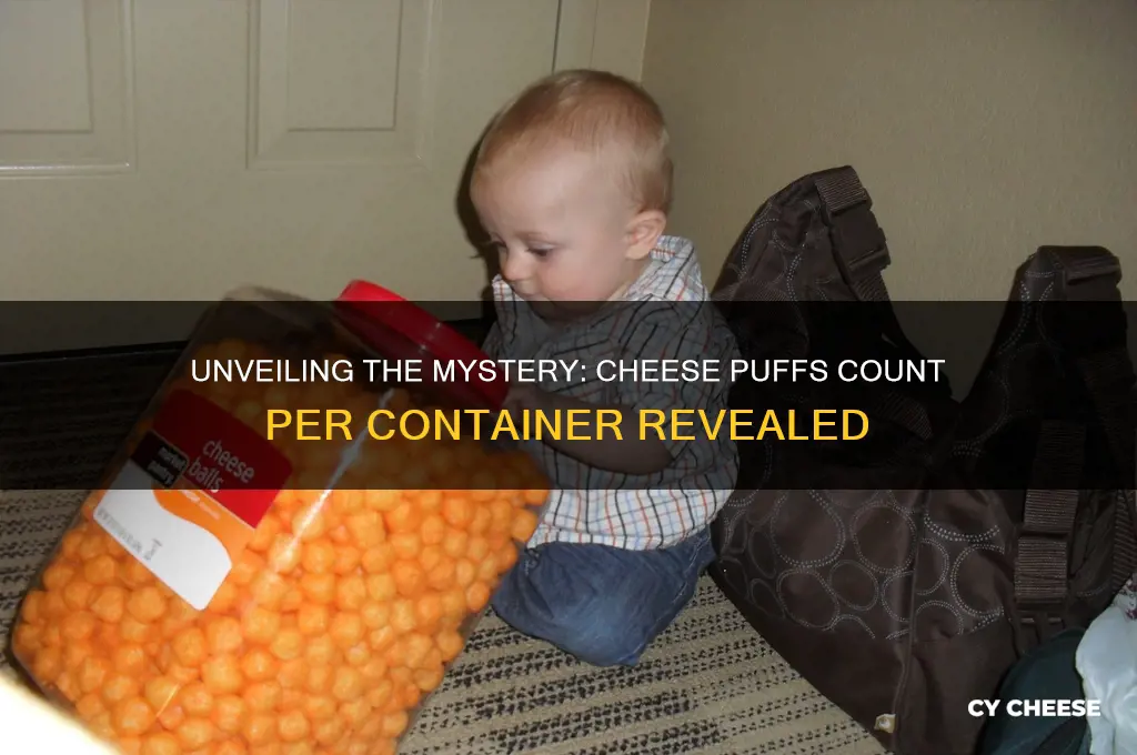 how many cheese puffs are in a container