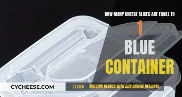 Cheese Slices: Fitting into a Blue Container
