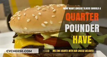 Perfect Quarter Pounder: Ideal Cheese Slice Count for Ultimate Flavor