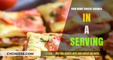 Cheese Squares: How Many Make a Serving?